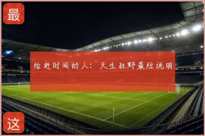 给赶时间的人：天生狂野最短说明