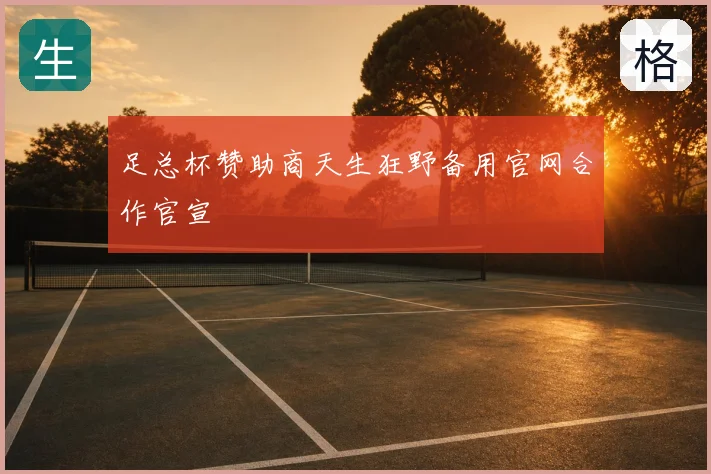 足总杯赞助商天生狂野备用官网合作官宣